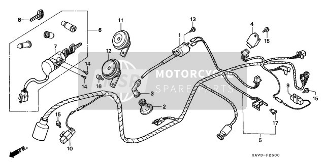 Honda SJ50 1996 Cable Aprovechar para un 1996 Honda SJ50